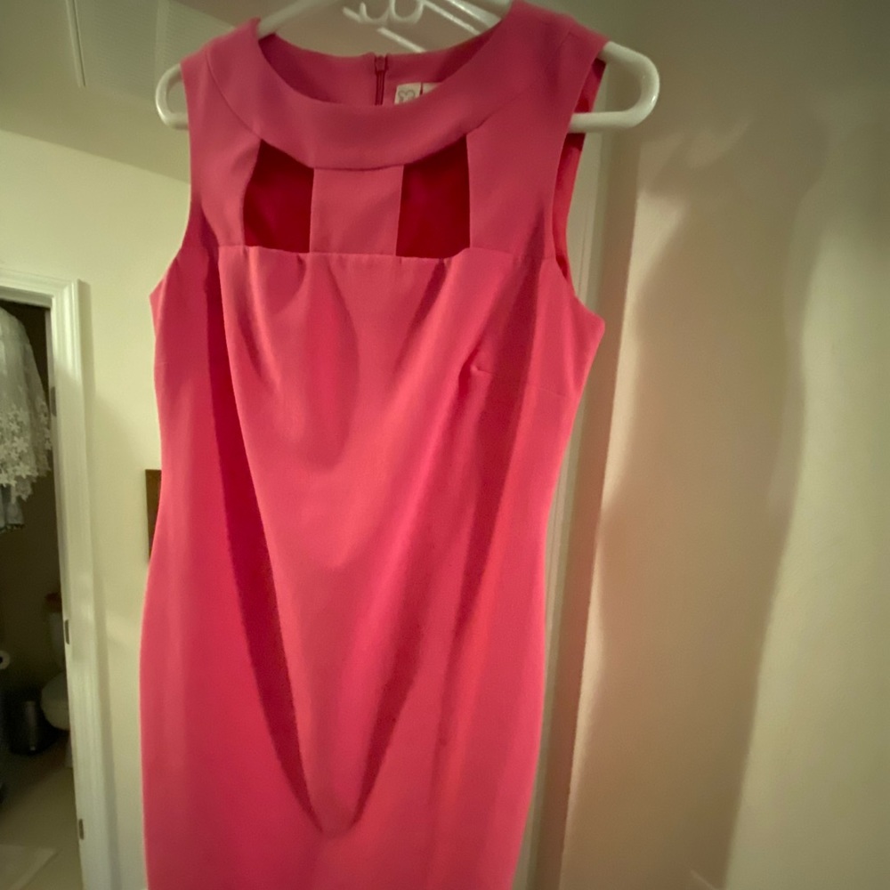 Sleeveless cut-out dress
